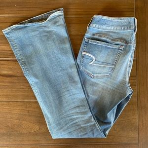 Boot Cut Light Wash Jeans